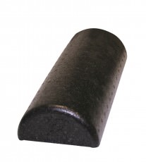 Фоам роллер CanDo® Foam Roller черный полукруглый 15 см х 30 см
